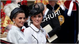 Heres Why Kate Middleton was Super Rude to Queen Letizia of Spain [upl. by Karine]