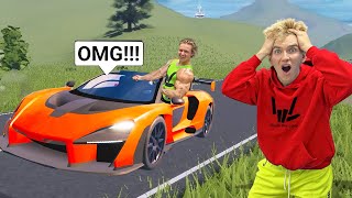 WORLDS STRONGEST KID STOLE my ROBLOX MCLAREN SUPERCAR [upl. by Darcia]