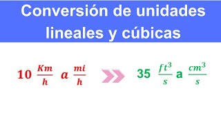 Conversiones lineales y cubicas [upl. by Ahaelam]