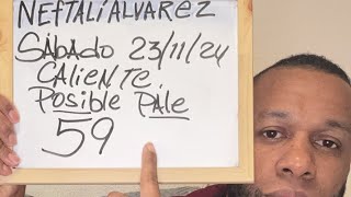 NEFTALI ÁLVAREZ NUMEROLOGIA BINGUITO 459652 hoy 23112024 posible PALE [upl. by Orthman48]