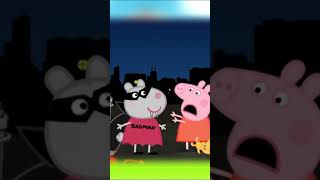 Peppa VS Badman and Roblox Piggy funny animation Gv animations shorts 😃 [upl. by Allisirp368]