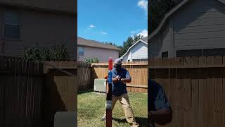 fire and ice combo martialarts backyardcutting 2handedsword swordfighting [upl. by Otxilac]