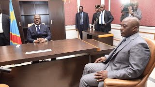 Coalition gouvernemental en RDC  Félix Tshisekedi sest entretenu avec Joseph Kabila [upl. by Neiluj]