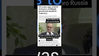 39 years ago a KGB defector chillingly predicted modern America pro Russian MAGA TRUMP2024 [upl. by Nomla]