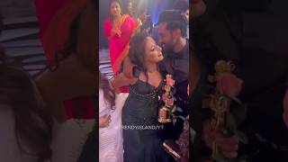 උදාරි සජිතට දීපු kiss එක 😘 Derana Lux Film Awards tvderana shorts sajithaanthony [upl. by Merry]