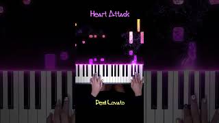 Demi Lovato  Heart Attack Piano Cover HeartAttack DemiLovato PianellaPianoShorts [upl. by Agarhs]