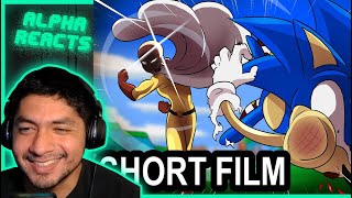 Sonic The Hedgehog Vs One Punch Man Fan Animation REACTION speedblitzanimationsopm sonic [upl. by Ahsitruc457]