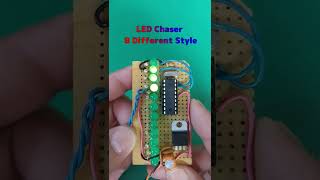 8 Effect LED Chaser Using PIC16F84A Microcontroller shorts [upl. by Fernandes]