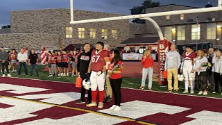 Bernards Football Senior Night  October 4 2024 [upl. by Aseneg]