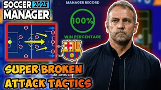 NEW SUPER BROKEN ATTACK TACTICS SM25 FC BARCELONA BIG EUROPEAN TEAM COOKING🥵🥶 [upl. by Suoicerpal866]