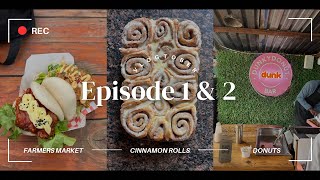 VLOGTOBER EP 1 amp 2 Fourways Farmers Market Cinnamon Rolls recipe [upl. by Khan]