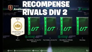 JOUVRE MES RECOMPENSE RIVALS DIV 2 IL SONT HORRIBLE FC 25 [upl. by Camila]