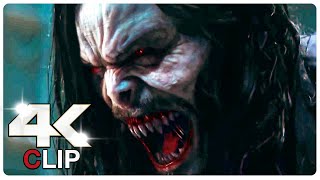 Morbius Becomes The Living Vampire Scene  MORBIUS NEW 2022 Movie CLIP 4K [upl. by Anewor]