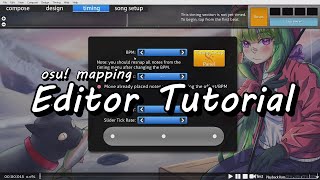 osu Editor Tutorial for Beginners [upl. by Gilberte672]