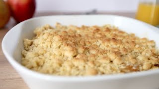 Crumble aux pommes facile [upl. by Swiercz]