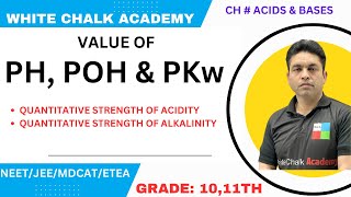 PH POH AND PKW POTENTIAL OF HYDROGEN ION CONCPOTENTIAL OF HYDROXYL ION CONC QUANTITATIVELY [upl. by Bilat]