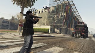 TEST DE RÉSISTANCE DU SPEEDO MULE ET POUNDER CUSTOM SUR GTA ONLINE [upl. by Yeoz]