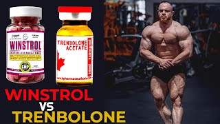 WINSTROLSTANOLZOL VS TRENBOLONE ونسترول ضد ترنبلون ، الاستخدام ، الفرق ، المضار ، الاقوى و الآمن [upl. by Ylekalb]