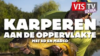 VisTV Extra 20  Karperen aan de opppervlakte met Ed en Marco [upl. by Drawets]