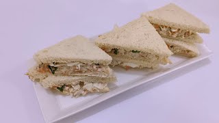 Easy Sandwich Bread Recipe with Chicken amp Veggies [upl. by Yorick]