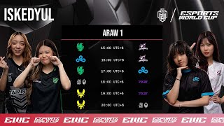 🔴 LIVE  ARAW 1  MWI 2024 X EWC Group Stage  PH [upl. by Armelda]