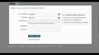 Registrarse en LinkedIn [upl. by Nosahc]