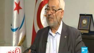 Interview de Rached Ghannouchi sur France 24 [upl. by Bruell]