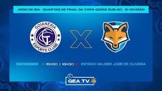 Goianésia x Grêmio Anápolis  Copa Goiás Sub 20 da 2ª Divisão  2023 [upl. by Fraya713]