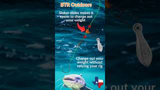 Sinker slides for catfish rigs texas shorts catfish fishing fishingrigs [upl. by Sy]