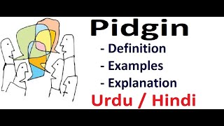 What is Pidgin  Sociolinguistics  Urdu  Hindi [upl. by Erving]