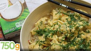 Recette de Curry de poulet au lait de coco  750g [upl. by Nael415]