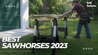 Best Sawhorses 2023 🪚💪 TOP 5 Best Folding Sawhorse  2023 Buyers Guide [upl. by Romilda815]