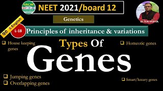 NEETL18Jumping GeneOverlapping GeneSmart GeneHomeotic GeneGeneticsBiology Class 12 [upl. by Essej]