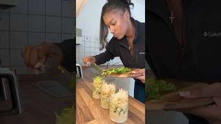 Mealprep Pasta Salat🥹🍝✨ Perfekt für die MITTAGSPAUSE mealprep pasta salat arbeit rezept [upl. by Slaughter]