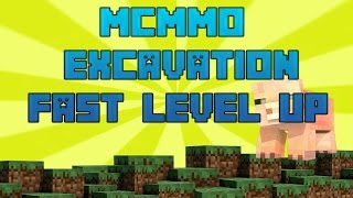 Mcmmo Excavation Fast Level Up [upl. by Germaun]