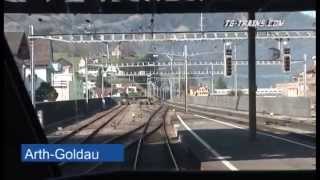 TG CL 63 TG TRAINS SBB Cab Ride Arth Goldau to Luzern [upl. by Eeralav374]