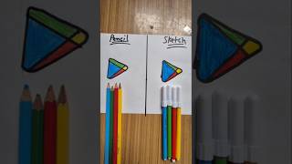 Which Colour Is The Best   SKETCH COLOUR 🆚 PENCIL COLOUR  art compression pencilecolour [upl. by Leaffar]