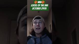 Locks of the Day NBA October 29th best bets sportsbetting betting nba [upl. by Gussy519]