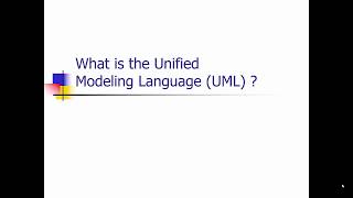 What is the Unified Modeling Language UML [upl. by Hajar]