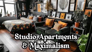 Studio Apartments amp Maximalism How to Fit a Big Style Into Your Small Studio [upl. by Nura]