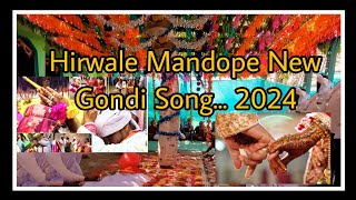 Hirwale Mandope New Gondi Song2024 Jaisheelan Studio Utnoor  Venkatesh Korvetha [upl. by Henarat433]