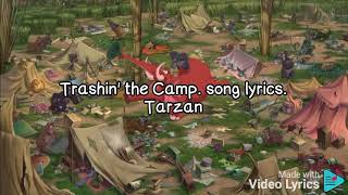 Trashing the camp song lyrics trazan [upl. by Oiramrej149]