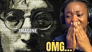 MOST IMPORTANT SONG EVER WRITTEN First REACTION TO  John Lennon  Imagine REACTION [upl. by Elac129]