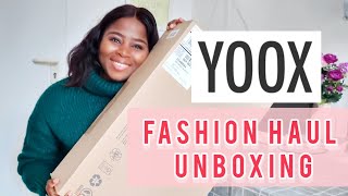 YOOX FASHION HAUL AND TRYONAFFORDABLE DESIGNER LABELS [upl. by Monro]