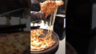 pizza pizzalovers delhi delhifoodie cheesepull cheesy recipe shorts viral youtube foodie [upl. by Maidy]