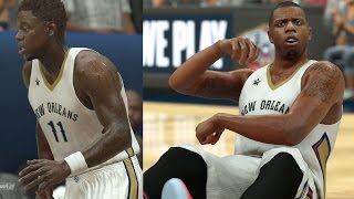 NBA 2K17 Play Now  DeMarcus Cousins Pelicans Debut PS4 Pro 4K [upl. by Sivle]