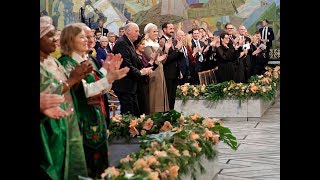 Nobelfesten 2018 Arrival of the Norwegian Royal Family [upl. by Flowers]