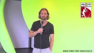 Andre Begemann TennisPointBundesliga 2014 [upl. by Ardnekahs]