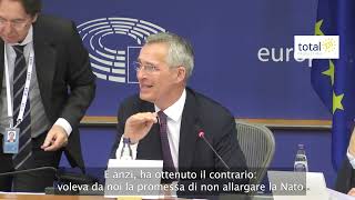 Nato Stoltenberg quotPutin voleva che ci ritirassimo dallEst Europa ha ottenuto il contrarioquot [upl. by Thomasine689]