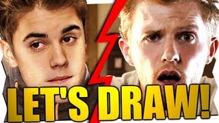 JUSTIN BIEBERS DROGENDELIKT  Lets Draw [upl. by Shreeves231]